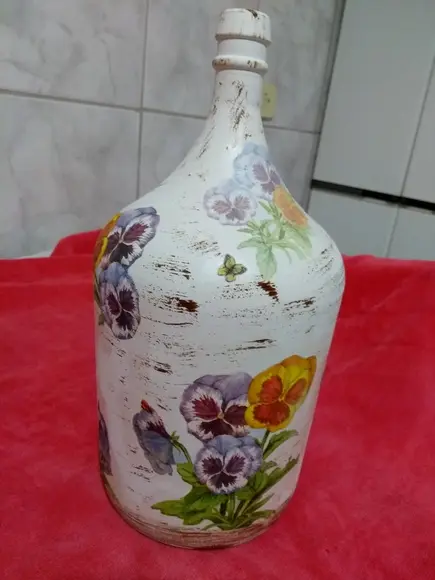 Garrafa decorada - Garrafão