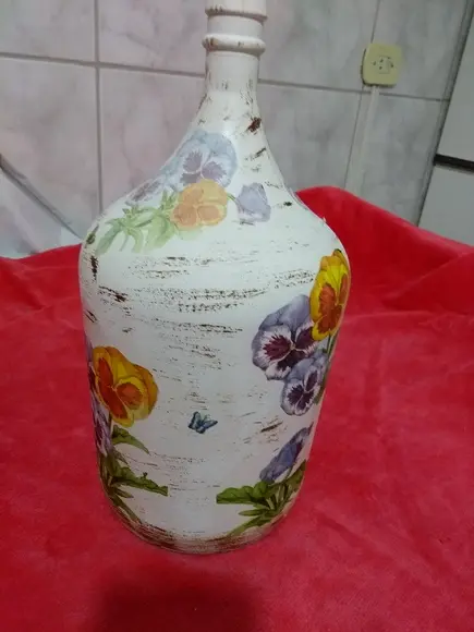 Garrafa decorada - Garrafão