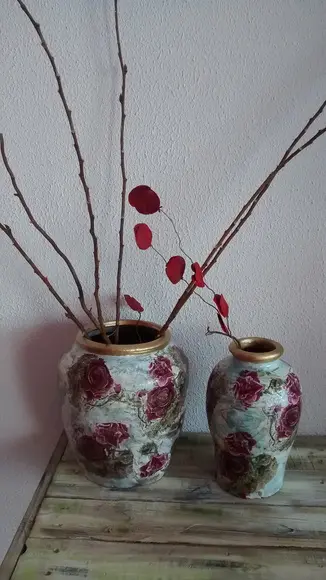 Jogo de Vasos em Cerâmica