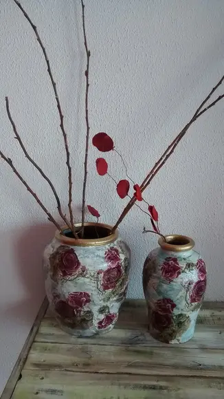 Jogo de Vasos em Cerâmica