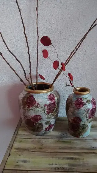 Jogo de Vasos em Cerâmica