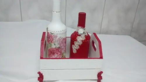 Kit Garrafa Decorativa
