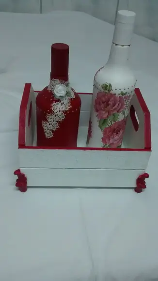 Kit Garrafa Decorativa