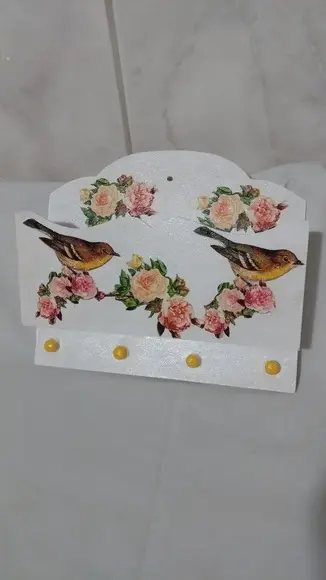 Porta Cartas Flores - envelope