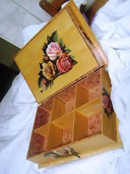 Porta Chá C/Arte Francesa EM MDF-VENDIDO