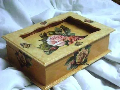 Porta Chá C/Arte Francesa EM MDF-VENDIDO