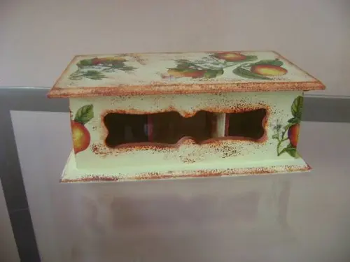 Porta chá com vidro 3 divs