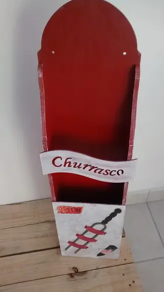 Porta espeto - Vendido