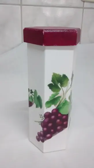 Porta garrafa de vinho