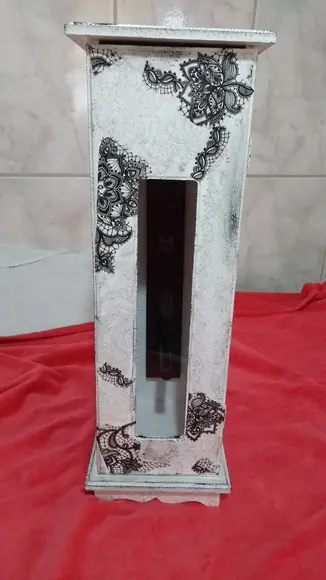 Porta Papel Higiênico Preto