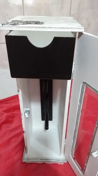 Porta Papel Higiênico Preto