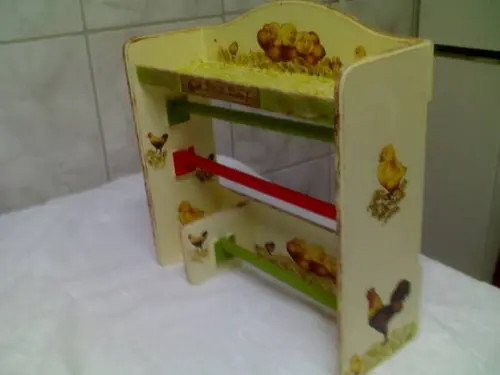 Porta Rolo de Papel Toalha e Condimentos
