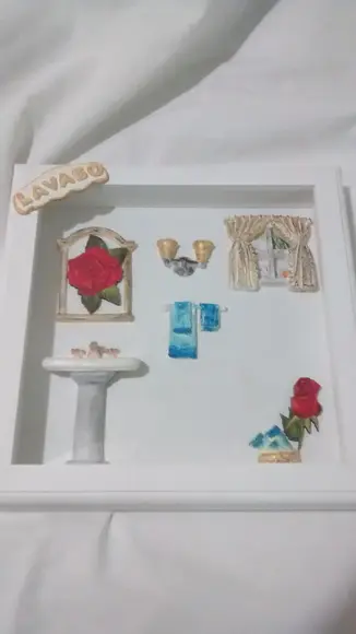 Quadro para lavabo