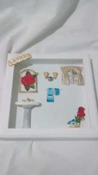 Quadro para lavabo