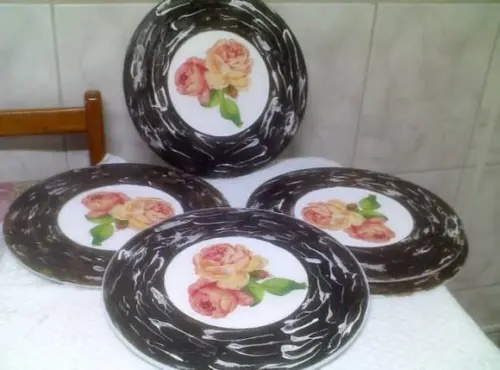Sousplat em PATINA PERUANA