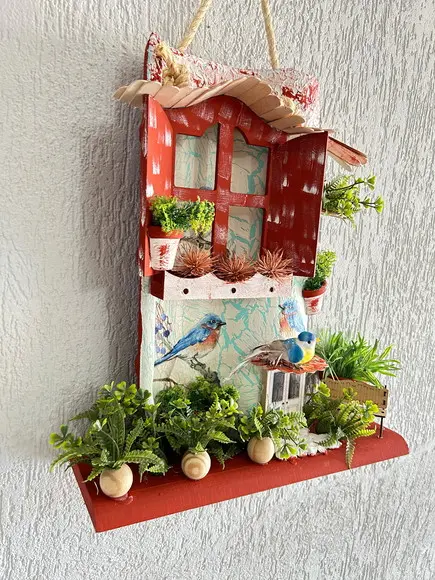 Telha com Arte em Madeira