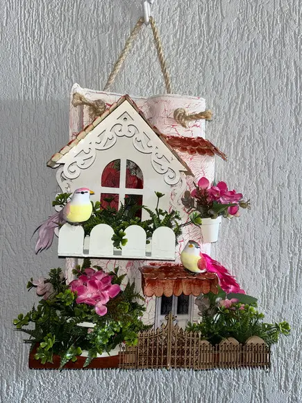 Telha com Arte em Madeira