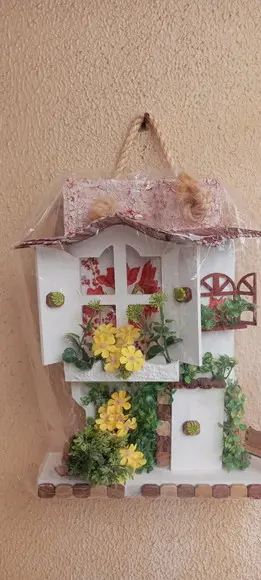 Telha com Arte em Madeira