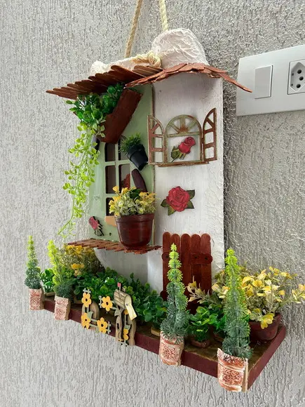 Telha com Arte em Madeira