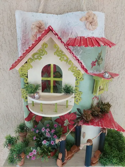 Telha com Arte em Madeira