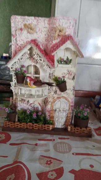 Telha com Arte em Madeira