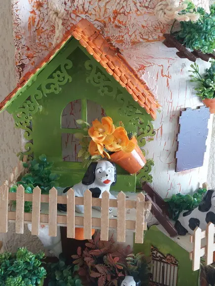 Telha com Arte em Madeira