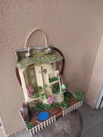 Telha com Arte em Madeira
