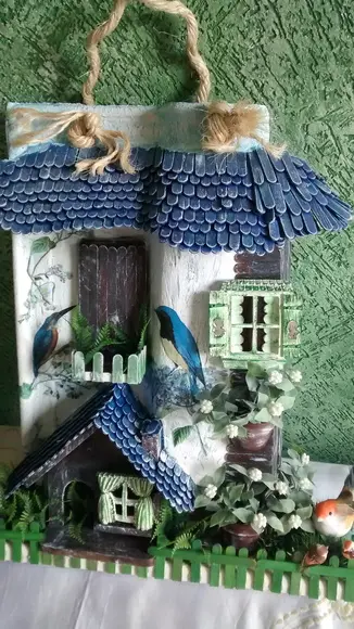 TELHA COM ARTE EM MADEIRA