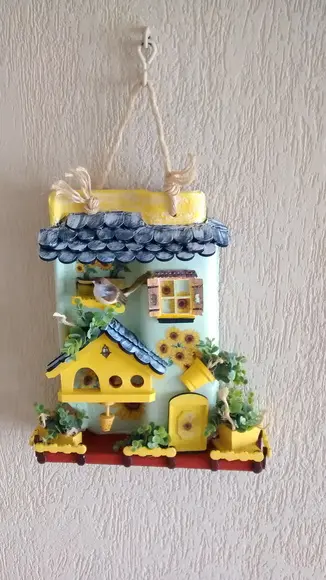 TELHA COM ARTE EM MADEIRA