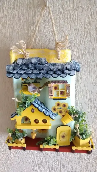 TELHA COM ARTE EM MADEIRA