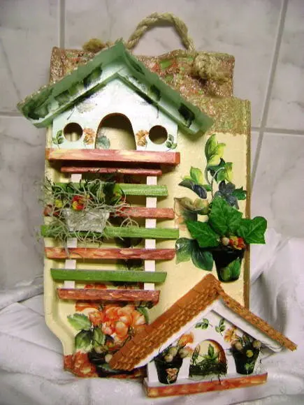 TELHA COM ARTE EM MADEIRA _ vendido