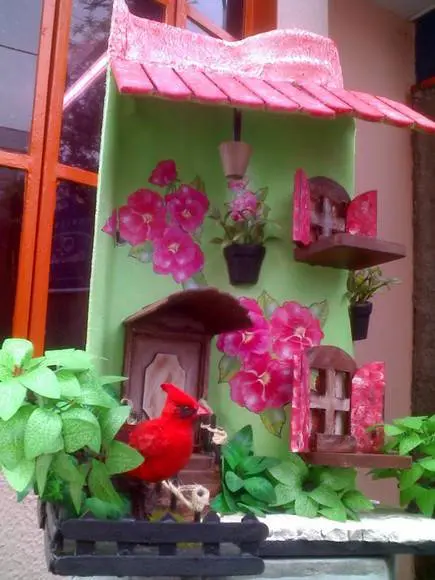 Telha com Arte em Madeira - Vendida