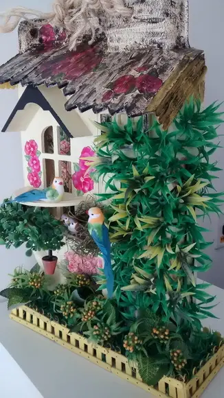 Telha com Arte em Madeira Vendida