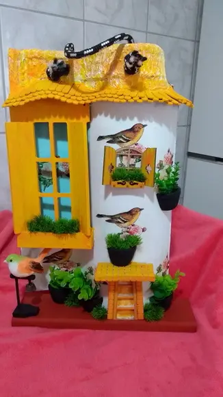 Telha com Arte em Madeira Vendido