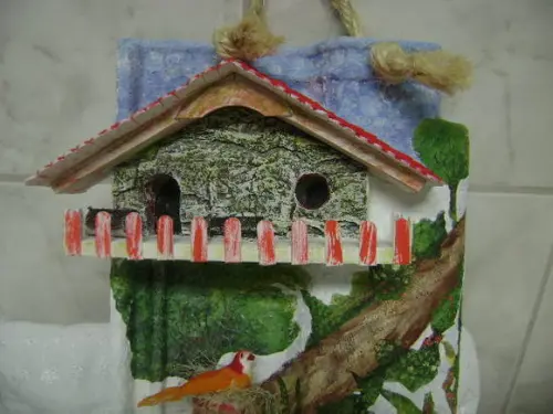 TELHA COM ARTE EM MADEIRA_Vendida