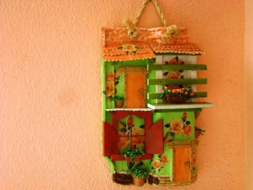Telha em arte em madeira - VENDIDA