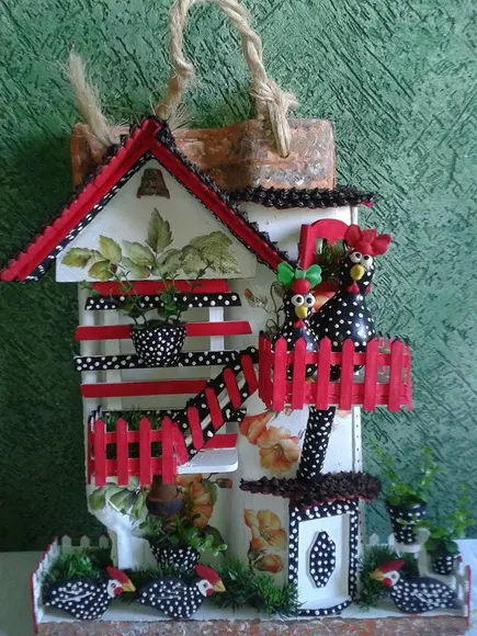 Telha Porta chave_Galinha de Angola