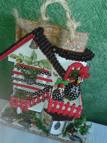 Telha Porta chave_Galinha de Angola