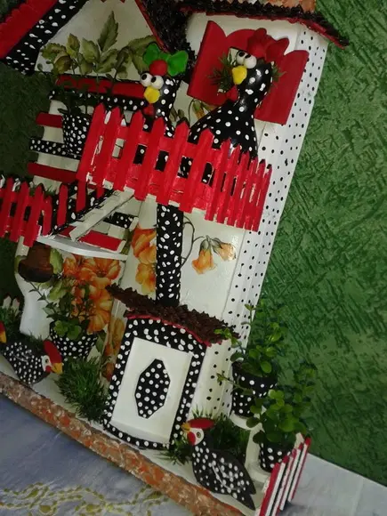 Telha Porta chave_Galinha de Angola