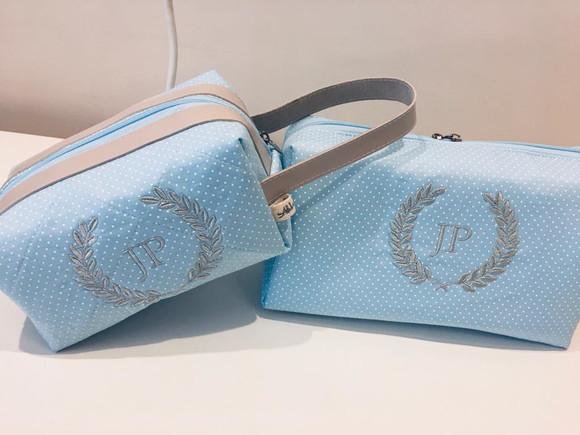 Enxoval Personalizado Saquinhos de Troca e Necessaires.