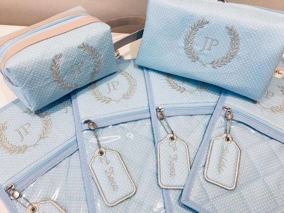Enxoval Personalizado Saquinhos de Troca e Necessaires.