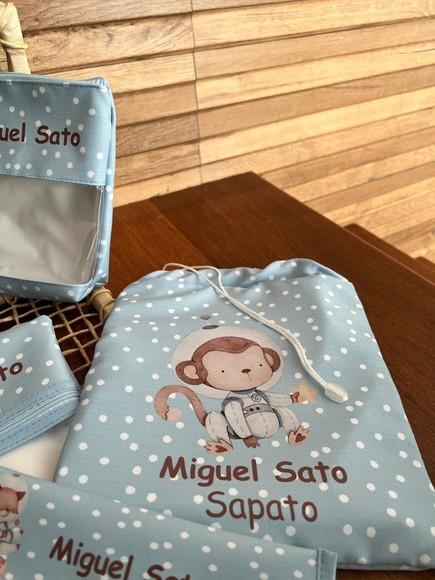 Kit Creche Personalizado Espaço 8 Peças