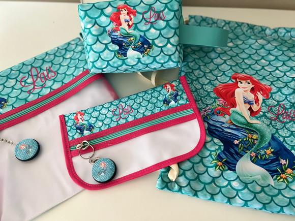 Kit Escolar Saquinhos de Roupa , Porta Higiene e Necessaire