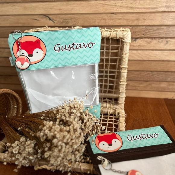 Necessaire Hora do Banho Grande (g) e Kit Higiene com Toalh