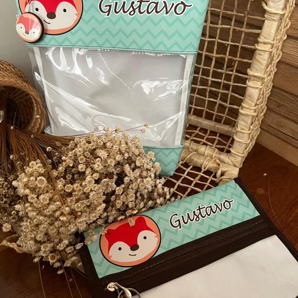 Necessaire Hora do Banho Grande (g) e Kit Higiene com Toalh