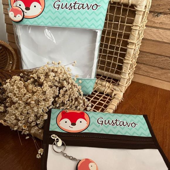 Necessaire Hora do Banho Grande (g) e Kit Higiene com Toalh