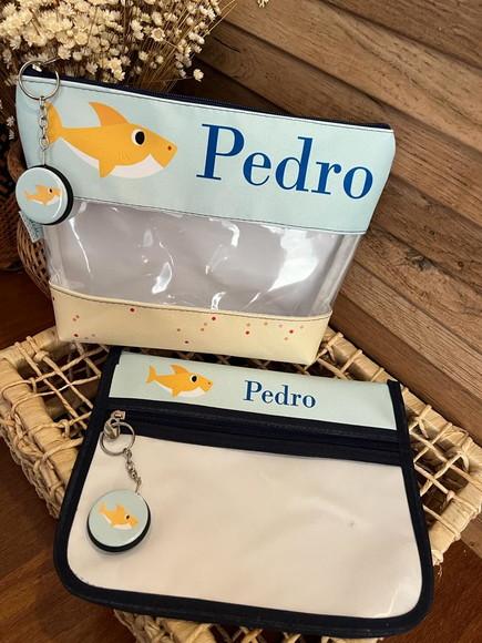Porta Higiene Escolar + Necessaire Hora do Banho