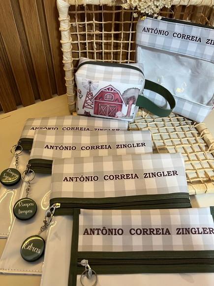 Saquinhos de Roupas Limpas e Sujas para Escola Kit Escolar