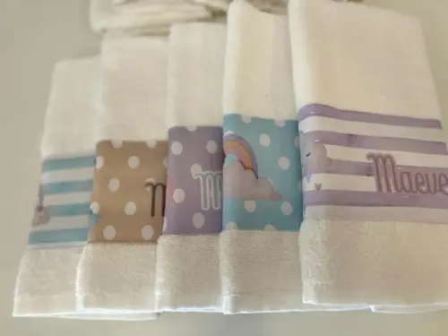 .kit de Toalhinhas Personalizadas