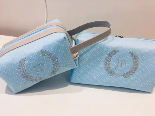 Enxoval Personalizado Saquinhos de Troca e Necessaires.